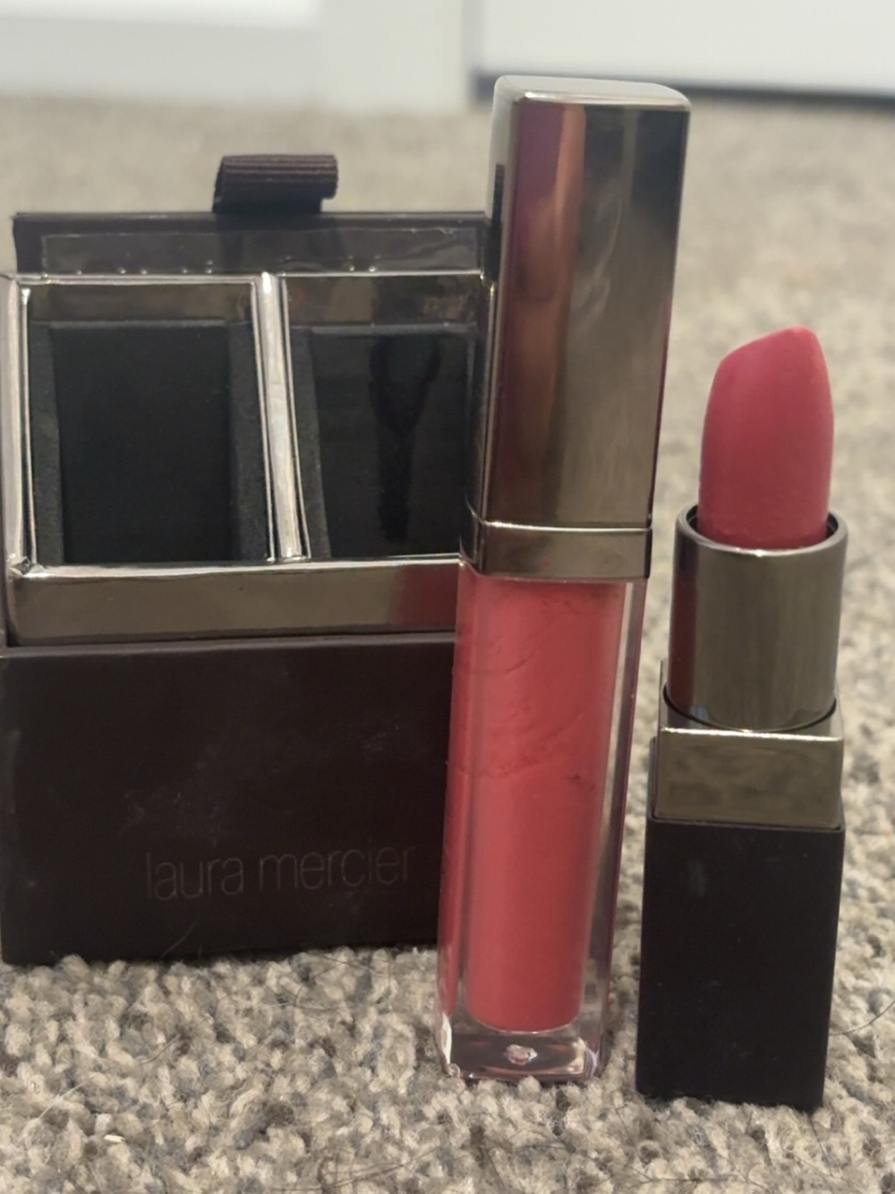 laura mercier Pink Lipstick and Gloss Duo